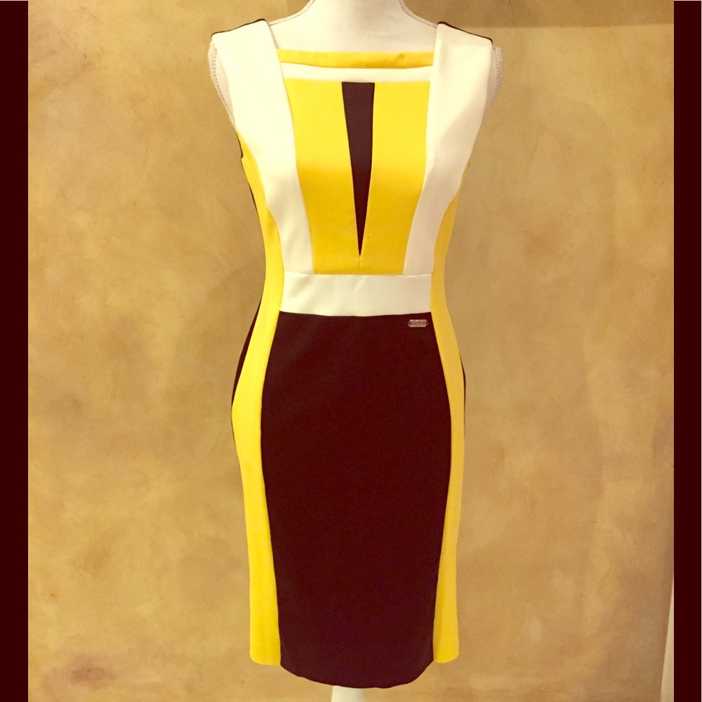 Coconuda Italia Color block Knee Length Dress